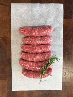 Steak and Onion Beef Sausage (6 pack)