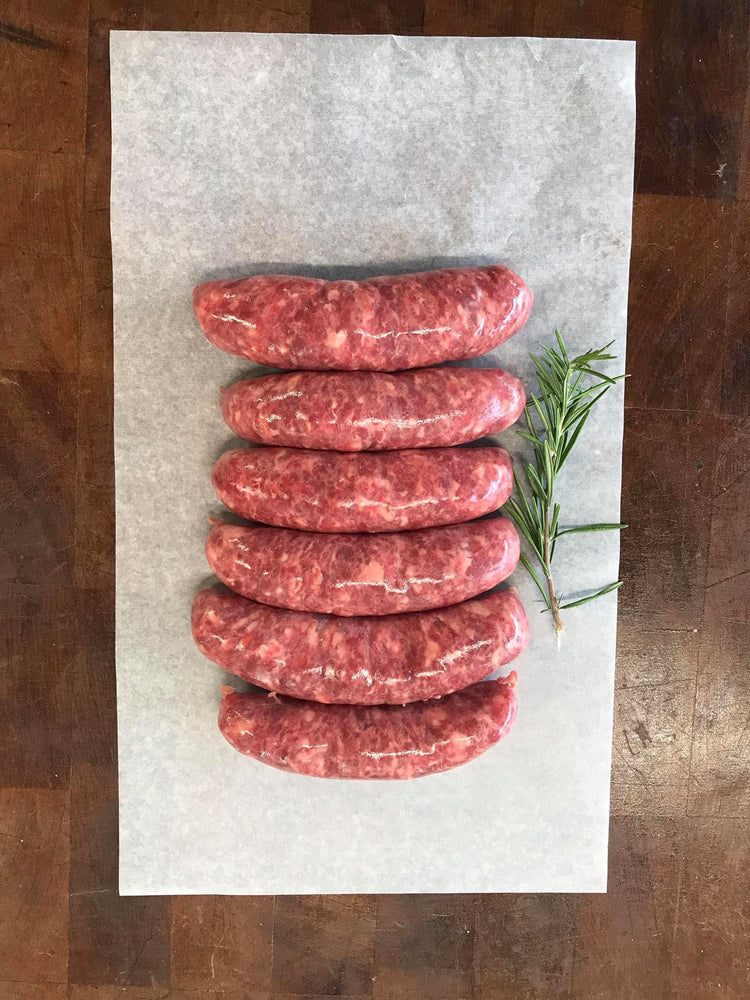 Venison, Red Wine & Cracked Pepper Sausage (6 pack)